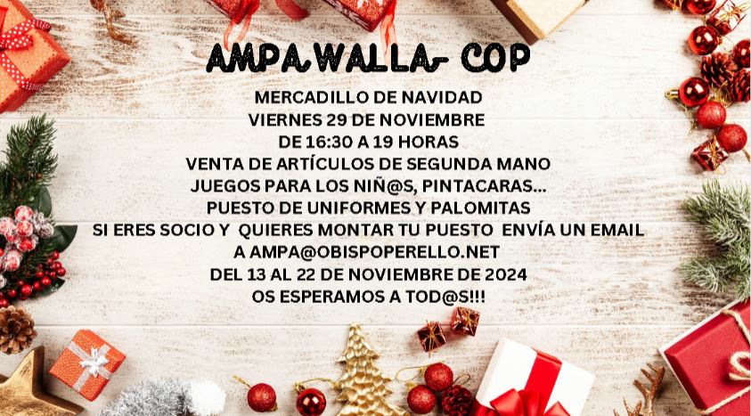 AMPA – Mercadillo de Navidad